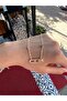 Ms Stone Detailed Steel Necklace - 3