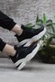 Comfortable Lace-Up Casual Sports Shoes Women's Sneaker Black/White, Stylish and Comfortable Shoes - 5