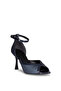 Zeyn 4153 Navy Blue Heeled Women's Shoes - 3