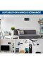 Modern Digital Alarm Clock with Large Display - 12/24H Format, Temperature, Date, USB-Powered - 4