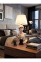 Modern White Black Detailed Bust Lampshade Dvut Davit Sculpture – White Hat Decorative Table Lamp, Stylish - 2