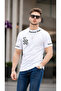 Product Name: Men's Oversize Printed White T-Shirt – American Tour