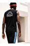 Original Oval Collar Printed Men's Sleeveless T-Shirt