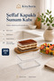 6 Pieces Mika Tiramisu Cup 300 Cc Transparent Portion Container with Lid Dessert Salad Bowl - 5