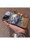 iPhone 13 Compatible Silicone Edge Hard Back Case Couple Phone Case Landscape Pattern - 2
