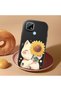 Realme C21 Compatible Case Camera Protector Black Silicone Couple Phone Case Cat Pattern - 2