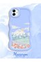 Samsung Galaxy A04 Compatible Case Camera Protector Blue Silicone Couple Phone Case Landscape Pattern - 2