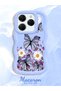 Tecno Spark 20 Pro Compatible Case Camera Protector Blue Silicone Couple Phone Case Butterfly Pattern - 2