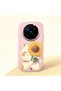 Vivo X200 Pro Compatible Case Camera Protector Pink Silicone Couple Phone Case Cat Pattern