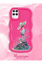 Samsung Galaxy M12 Compatible Case Camera Protector Red Silicone Couple Phone Case Girl Pattern - 2