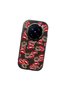 Vivo X200 Pro Compatible Case Camera Protector Black Silicone Couple Phone Case Kiss Pattern - 3