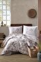 Clasy Double 4 Season Quilted Duvet Cover Set Semeran Beige