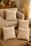 Natural Linen Tassel Throw Pillow Cover Bohemian Rustic Vintage Living Room Decor Decorative Throw Pillow Cover - 3