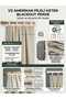 100% Linen Blackout Curtain 1X2 American Pleated Blackout Curtain - 4