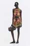 Patterned handkerchief dress