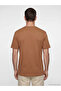 Brown 100% Cotton Regular Fit Basic T-Shirt - 6