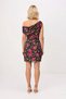 Women's Asymmetrical Shoulder Chiffon Mini Dress Single Sleeve Short Sleeve A-Line Cut Summer Woven Daily Casual Chic - 5