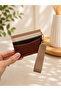 Women's Card Holder with Keychain and Bow Detail - 2