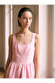 Quality Pieces from Çelebi Store Square Roba Collar Stoned Mini Dress