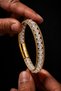 Men's Yellow Citrine Natural Stone Bracelet with Titanium Lock 316L Steel Rope Braided Stylish Design Bracelet - 3