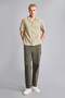 Wide Leg Velvet Look Khaki Trousers I0486Ax26Sm