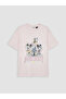 Pink Mickey Mouse Printed Women's T-Shirt - 2