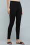 Seam Detail Slim Fit Pants with Elastic Waist - 6