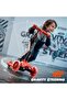 Tronix Skate Scooter for Kids with LED PU Wheels, 3 Wheel Kick Scooter (Red) - 4