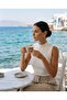 Summer Half Turtleneck Ribbed Knitwear Blouse - 3
