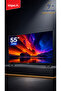شاشة امبيكس 55 بوصة كيولد QLED - نظام قوقل - معدل التحديث 120 هرتز - موديل EVOQ55S4QLC2R120