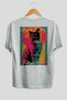 For the Love of Cats 72 Cats Printed White Oversize T-Shirt 100% Cotton Unisex Cat Lover Premium Design