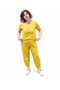 Starry T-Shirt & Pleated Trousers Set – Comfortable Fit, Casual Stylish Combination
