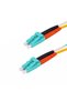 Lc/Pc-Lc/Pc Multimode Om3 Duplex 3 Meter Fiber Patch Cord - 3