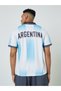 Men Argentina Short Sleeve Jersey FIFA Football Polo - 5