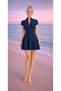 Women's Shorts Skirted Zippered Swimsuit - 3