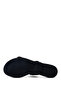 Women's Genuine Leather Black Suede Flat Slippers - 4
