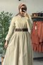 Belted Dress Beige