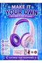 Volkano Disney Frozen Kids Wired Headphones with Stickers, 85dB Safe Volume Limiter, 40mm Drivers, 3.5mm AUX Cable, Adjustable Headband, Soft Cushions, Lightweight Design - 6