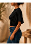 Waist-Fitted Batwing Sleeve Cold-Resistant Sweat-Proof Fabric Women's Blouse - 3