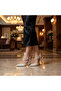 Alison Cream Pearl Detailed Heeled Shoes - 7