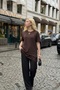 Asymmetric Long Blouse with Lace Detail - 2