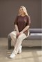 Asymmetrical Ruffled Skirt Blouse - 4