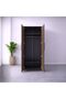 Kentorp 2 Door Wardrobe | Sturdy Closet Clothes Storage Cupboard | Modern Design Space Saving Swing Door Cabinet For Bedroom L80xW52xH192cm-Espresso/Columbia - 3