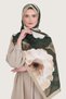 Bursa Silk Shawl - Sapphire Garden Series - - 2