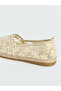 Beige Mesh Women's Ballerinas - 3