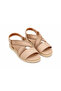 Women's Stoned Genuine Leather Casual Sandals - 5