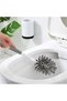 toilet brush with holder compact round design comfortable toilet brush and holder set handle - easy to store - 8