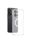 Xiaomi Poco X8 Pro Max Compatible Case with Camera Protection and Magsafe Feature Transparent Hard Silicone Cover - 2