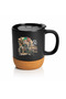 Ceramic Coffee Mug with Lid and Cork Base 385 ml, Proud of UAE UV Printed Design, White or Black Coffee Mug for Home Office and Gifts - 3