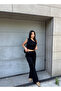 Black One-Shoulder Modal Bottom-Top Set - 5